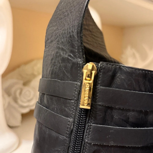 CARRANO over the knee leather boots with thick heels - Picture 14 of 14